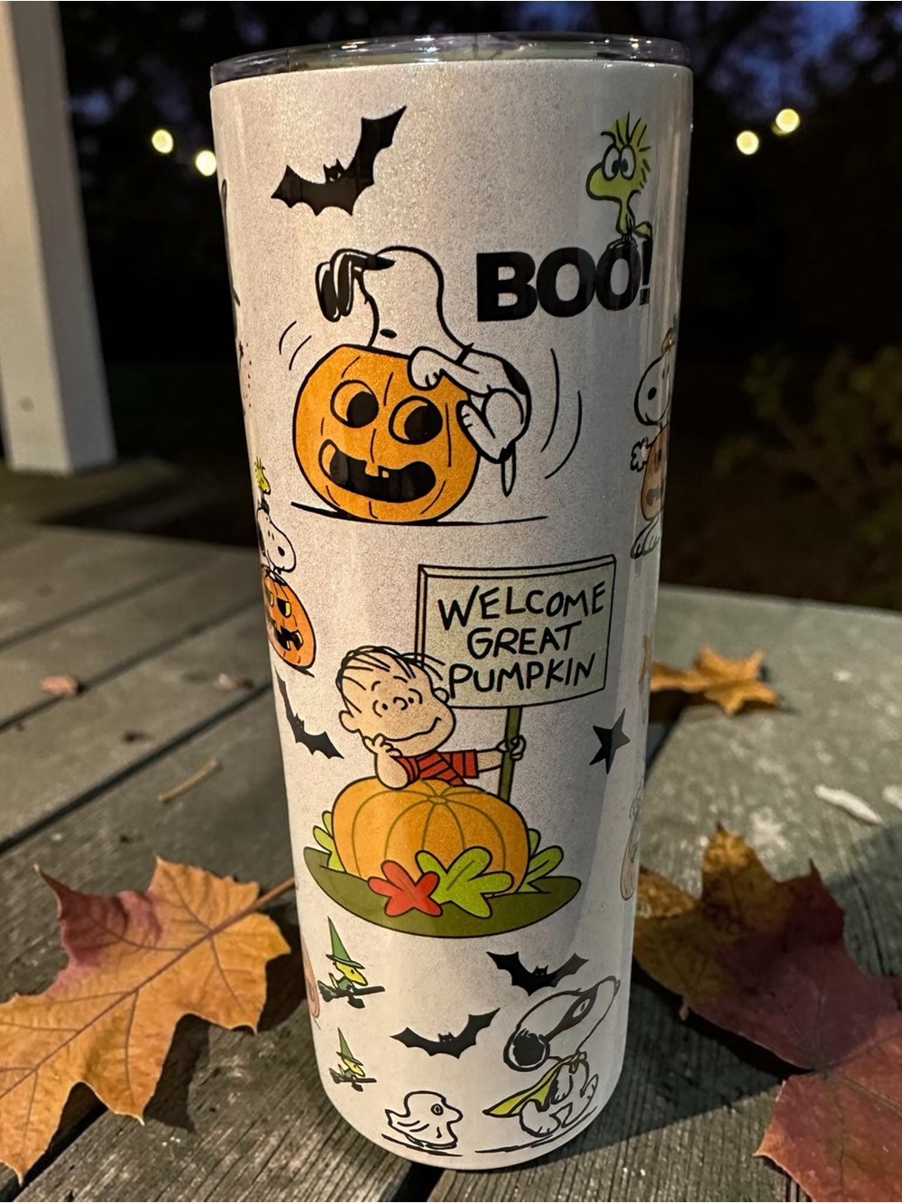 Halloween Pumpkin Character Stainless Steel 20oz Tumbler